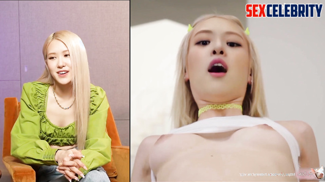 She loves to suck not only cocks but also balls - Rose (로제 블랙핑크) fakeapp