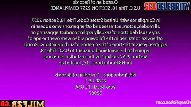 Man's pleasure is above her own, look - Sicily Rose in deepfake video