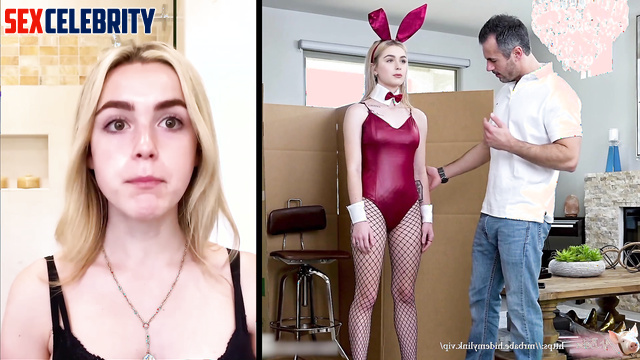 The guy received the best gift (naked Kiernan Shipka) - deepfake erotic