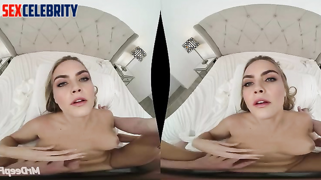 Fake Cara Delevingne loves missionary in the bed, look