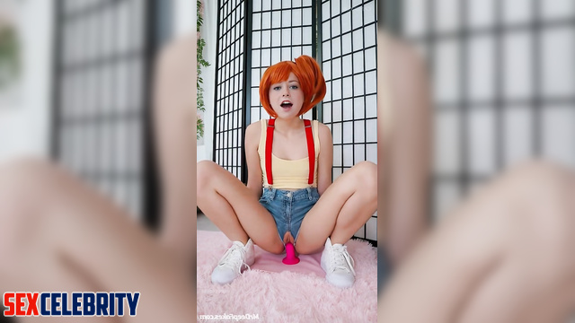 Alyson Hannigan's pussy is fucked by dildo in angles next to her juicy ass deepfake