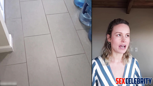 Horny wife needs a cock after hard day - POV fake Brie Larson