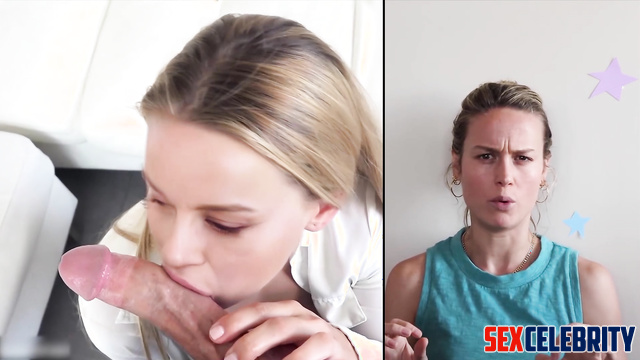 Horny wife needs a cock after hard day - POV fake Brie Larson