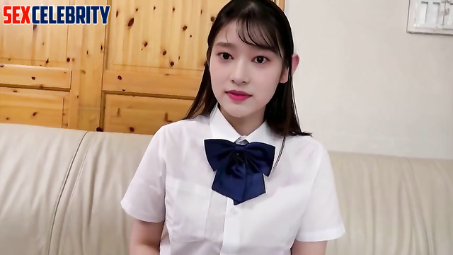 She was a little shy during intercourse, Minju 김민주 아이즈원 smart face change