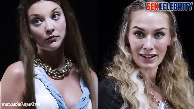 Famous lesbians playing right now, fake Lena Headey & Natalie Dormer