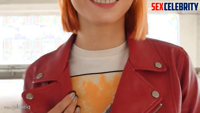 Redhead pretty decided to suck him in the parking lot, fake Emily Rudd