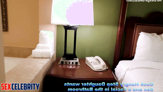 He held her tightly by the neck and fucked dirty / Jenna Ortega face swap