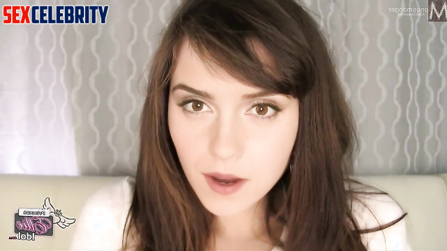 Fakes/ Dirty talking lessons with naughty brunette Emma Watson