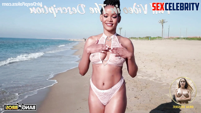 Walk by the sea excited them, Rihanna hot interracial sex scenes