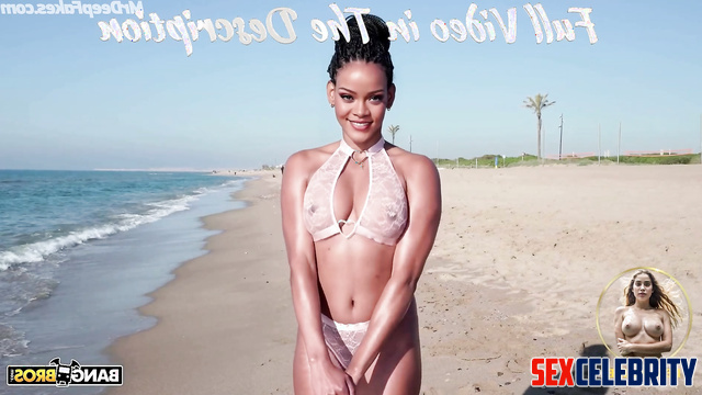 Walk by the sea excited them, Rihanna hot interracial sex scenes