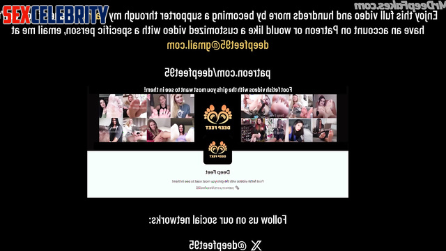 Selena Gomez funny tickling, she got orgasm in process / real fake