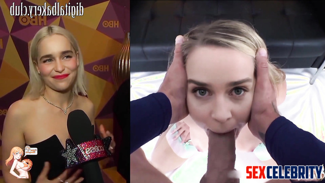 All her holes were fucked and licked - Emilia Clarke hot celebrity sex