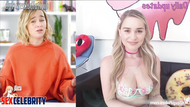 All her holes were fucked and licked - Emilia Clarke hot celebrity sex