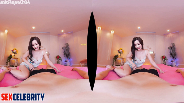 Slutty Sullyoon (설윤 엔믹스) made cool efforts to make her partner cum - AI