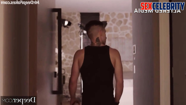 Face swap Alexandra Daddario takes BBC in her pussy on set and moans loudly