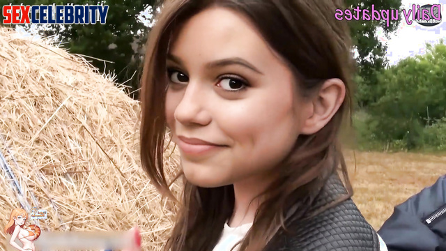 Jenna Ortega fake group sex pussy fucking and cum on face