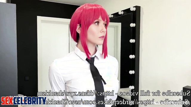 Adult tapes with Elizabeth Olsen (babe in colored wig made footjob) ai