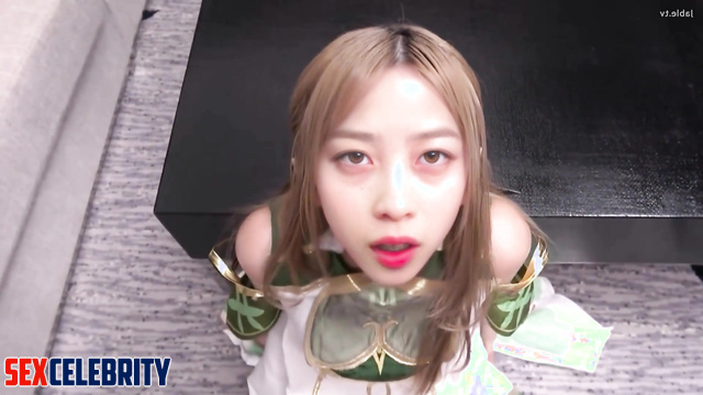 Sexy elf made slowly handjob / Kanna Hashimoto (橋本 環奈 ポルノ) deepfake porn
