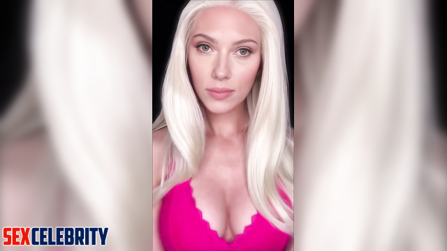 Horny Scarlett Johansson can't wait for you to fuck her - real fake
