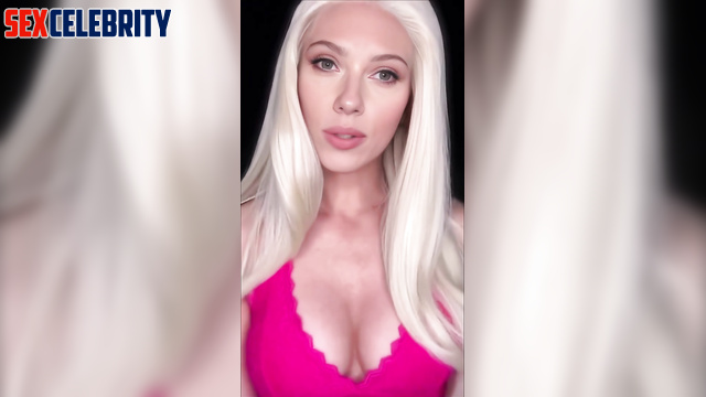 Horny Scarlett Johansson can't wait for you to fuck her - real fake