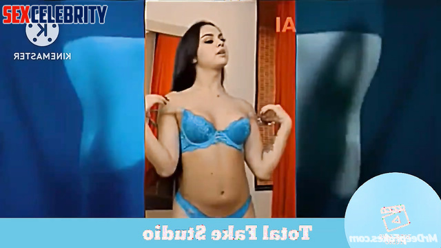 Trans Selena Gomez deepfake enjoys dildo and jerks off