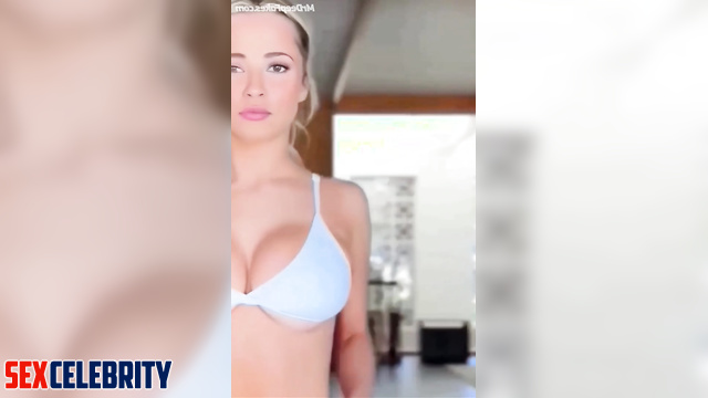 First she danced and then she made blowjob, Jackie Guerido pov face swap