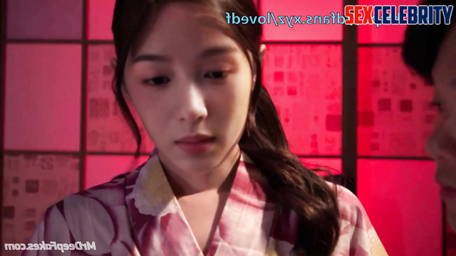 Chinese 周也 star Zhou Ye comes to work in private salon for rich and naughty men 中国人