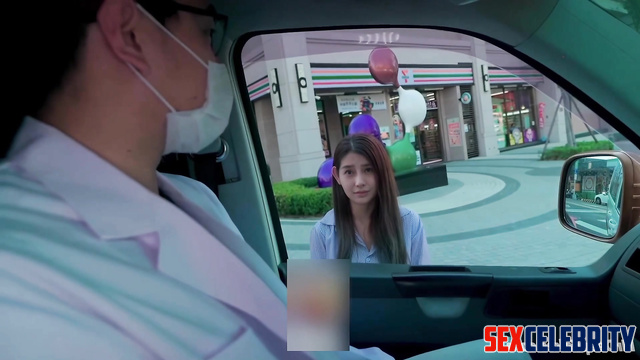 Angelababy face swap and her amazing sexual adventures right in the car! 楊穎 假名人色情片