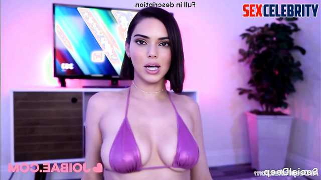 She imitated sex so hot live - Kendall Jenner solo deepfake video
