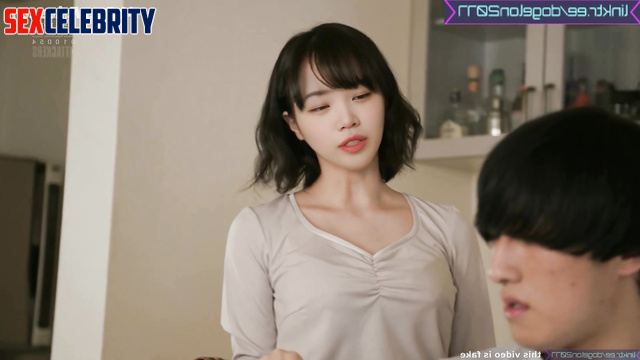 채원 아이즈원 르세라핌 boyfriend wants fuck at the kitchen - Chaewon in adult tapes