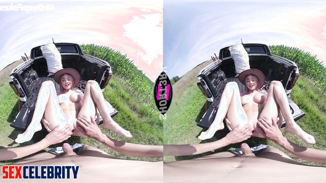 Vr porn with popular singer Sabrina Carpenter showing passion at the nature