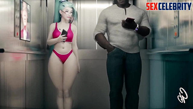 Cartoon lady was fucked deeply in mouth / Hyoon celebrity sex