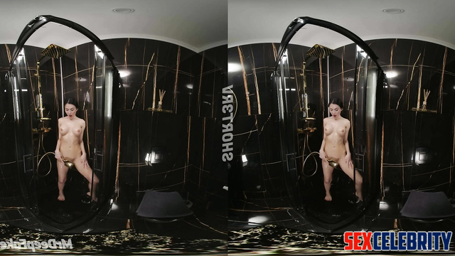 She wants you to watch her solo in the bathroom, Megan Fox in fake porn