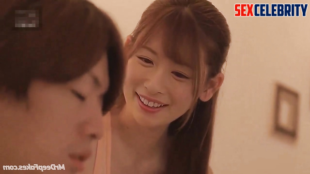 A frank conversation turned into sex, Kaito Aiko (皆籐愛子 フェイクポルノ) real fake