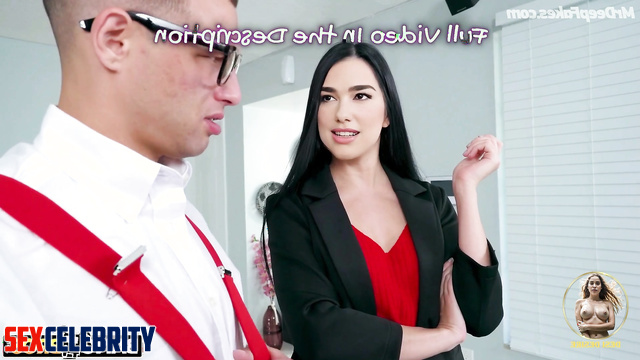 Professor Dua Lipa fucks her nerdy student [fake porn]