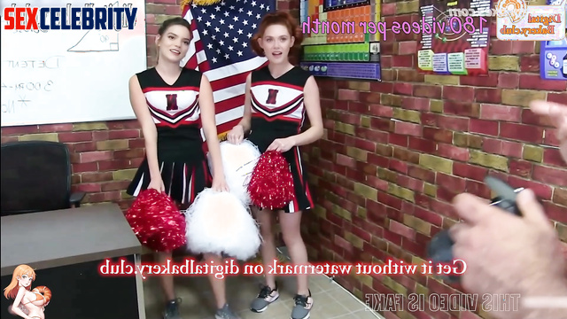 Cheerleaders masturbared on the cam, ai Elizabeth Olsen & Anya Taylor-Joy