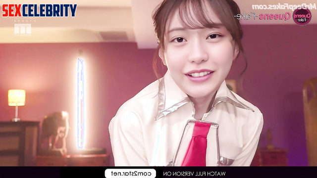 Asakura Yui deepfake in a bunny costume sits on you and strokes you sexily 浅倉唯 デ