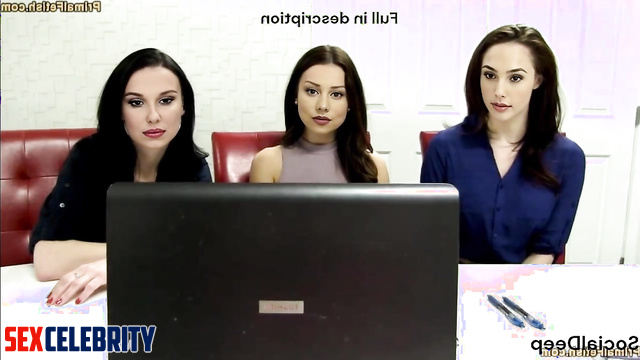 Gal Gadot, Ester Exposito & Millie Bobby Brown Stars masturbated together ai