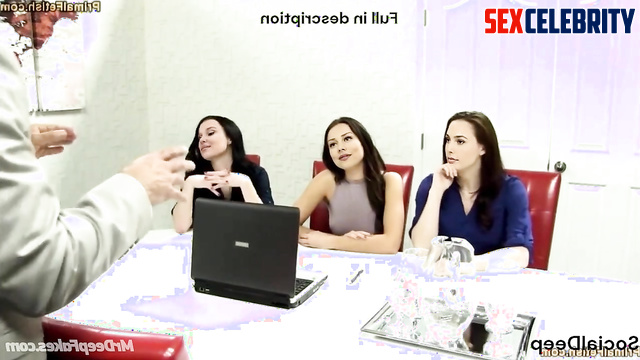 Gal Gadot, Ester Exposito & Millie Bobby Brown Stars masturbated together ai