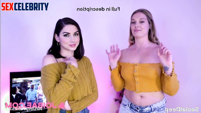 Millie Bobby Brown & Ana de Armas in short shorts is going to fuck you ai