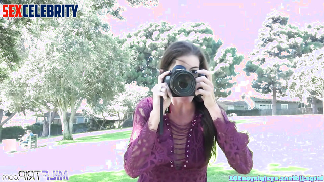 Brunette stroking her pussy at a photo shoot, Anne Hathaway pov ai scenes