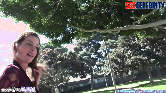 Brunette stroking her pussy at a photo shoot, Anne Hathaway pov ai scenes