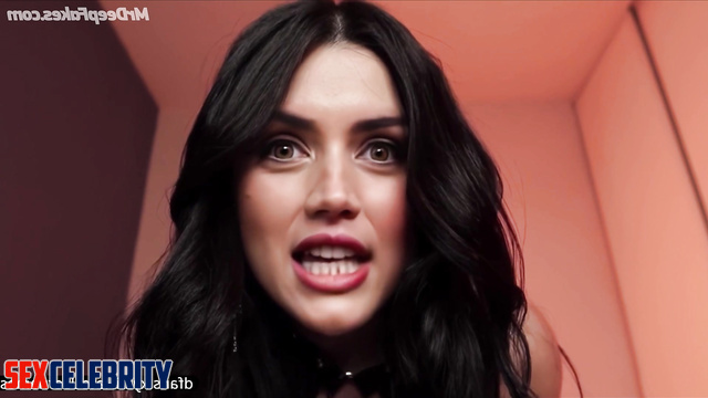 Ana de Armas fucking with a dildo and looking right into the camera, A.I.