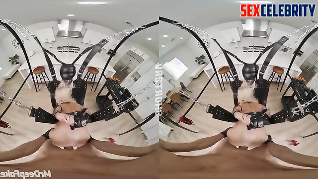 He fucked her for about 5 hours on the sex swing, fake Anya Taylor-Joy