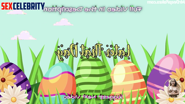 Hot MILF Salma Hayek fakeapp spends Easter hot with step son