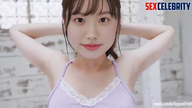 Girl showed her cute tits for fans, Mana Ashida (芦田愛菜 フェイクポルノ) face swap