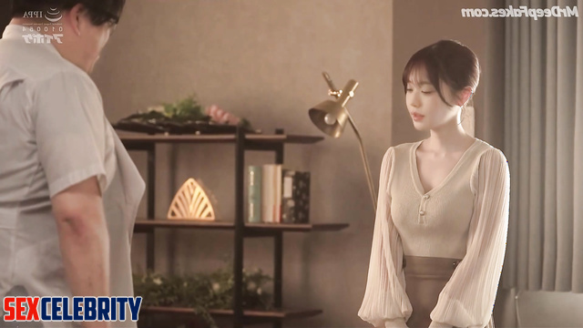 Husband watching as his friend pleasing her / Wonyoung (장원영 아이브) fakeapp