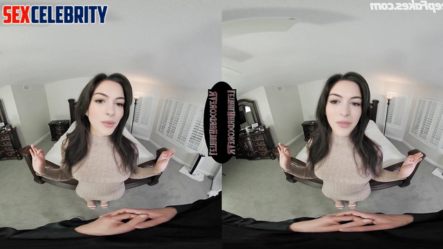 Anne Hathaway deepfake is shy but really wants to fuck you