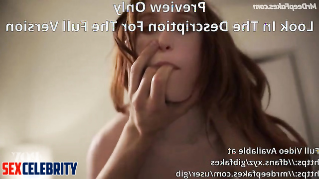 Your stepsister Gillian Anderson face swap really wants your cock