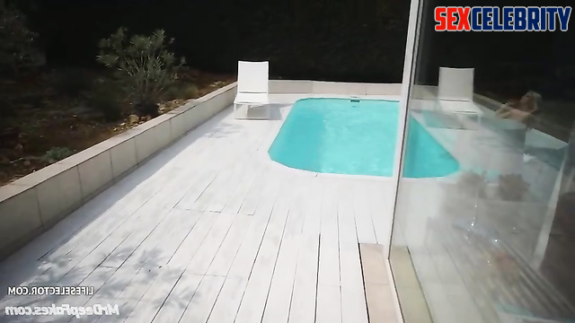 Hot sex after a relaxing swimming in the pool, Sydney Sweeney deepfake ai
